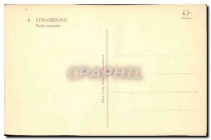 Old Postcard Strasbourg Covered Bridges