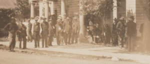 Wisconsin RPPC 1914 G.A.R. Civil War VETERANS HOME Post Office MAIL CALL WI KB