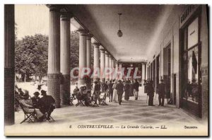 Old Postcard Contrexeville Grand Hall