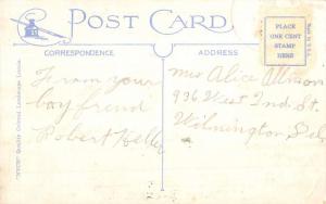 Leslie Maryland Rowboat Waterfront Greeting Antique Postcard K78108