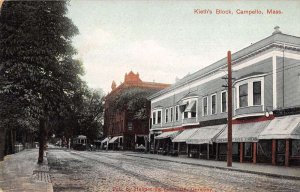 Campello Massachusetts Kieth's Block Business District Ice Cream Sign PC AA16745