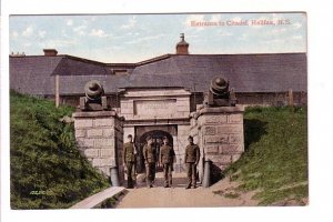 Four Soldiers at Entrance to Citadel, Halifax, Nova Scotia