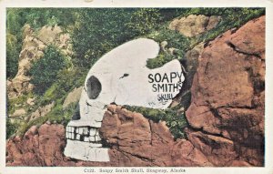 Skagway AK Soapy Smith Skull Soapy Died In Gambling Fracas Postcard