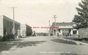 MN, Cokato, Minnesota, RPPC, Street Scene, Business Section, Co-Mo Photo