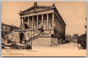 Berlin Germany c1906 Postcard National Gallerie