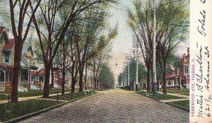 Postcard Parkwood Ave Toledo OH