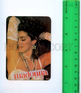 254408 MADONNA ArtCrisMar 1988 year Pocket CALENDAR