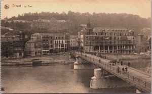 Belgium Dinant Le Pont Brug Vintage Postcard C107