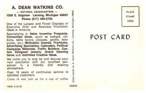 Postcard SHOPS SCENE Lansing Michigan MI AR8584