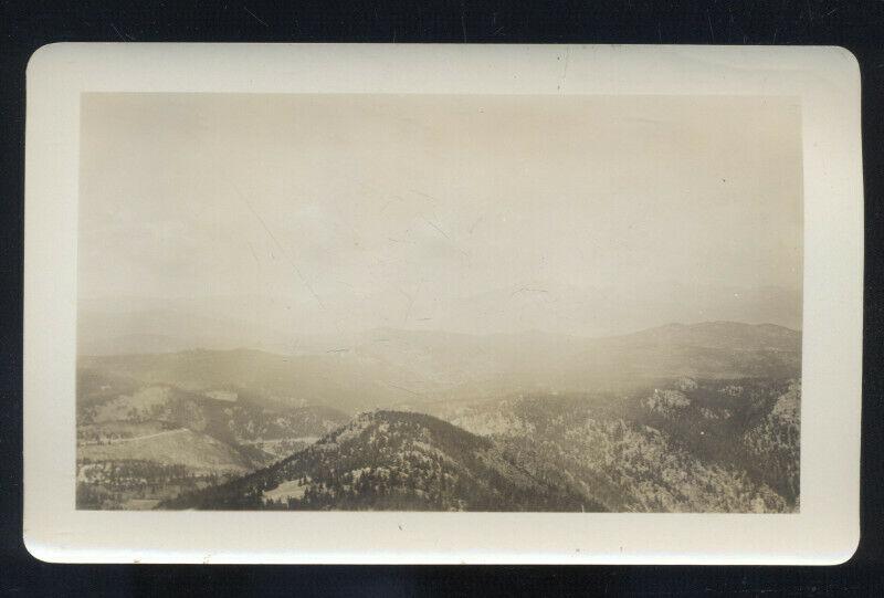 REAL PHOTO PUEBLO COLORADO ABOVE PINECLIFF 4 X 6.5 PHOTOGRAPH COLO.