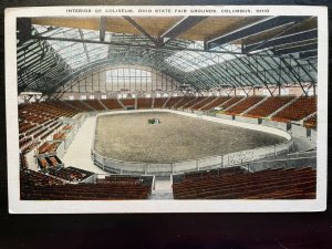 Vintage Postcard 1963 Ohio State Fair Grounds Coliseum Columbus Ohio