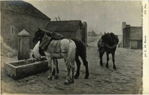 CPA AK Salon de 1905 L. DE BEAUNE Le Soir a Villarceaux (707089)