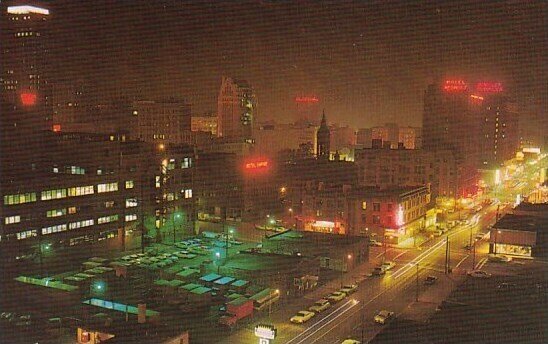A Night Scene Taken From The 10th Floor Of One Of The 5th Avenue Hotels Birmi...
