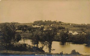 Brownville ME Panoramic View Real Photo Postcard