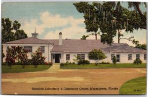 Research Laboratory & Community Center, Moosehaven FL c1954 Vintage Postcard H22