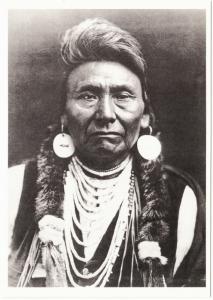 Chief Joseph Nez Perce in 1903 Native American Modern Postcard