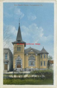PA. Punxsutawney, Pennsylvania, First Baptist Church, 1922 PM, AH Pub No 1739 