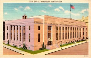 Connecticut Waterbury Post Office 1938
