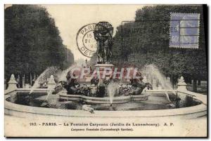 CPA Paris La Fontaine Carpeaux Jardin du Luxembourg 