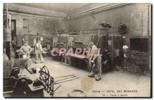 Old Postcard Paris Hotel des Fours coins have annealed