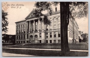 1906 New Free Academy Utica New York NY Campus Building Landmark Posted Postcard