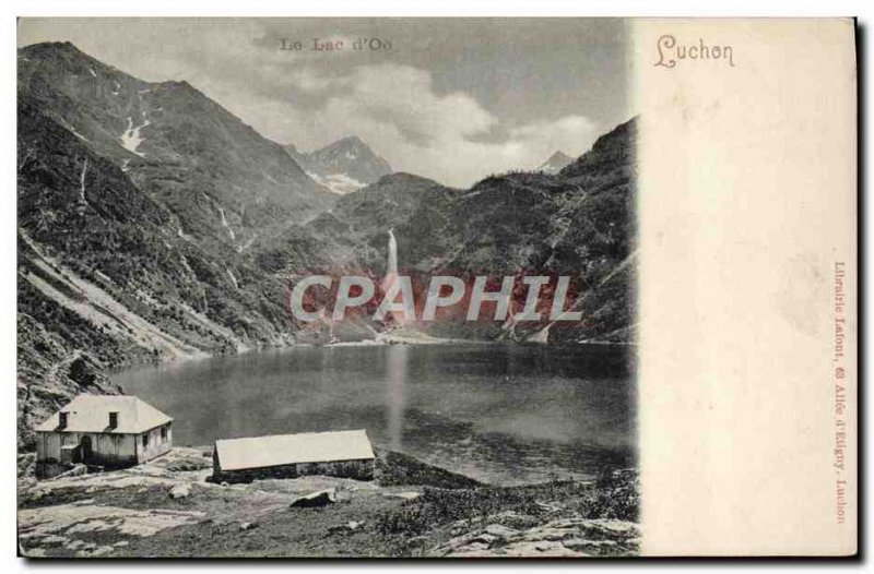 Old Postcard Luchon Lake