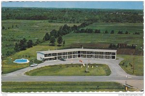 Aerial view,  Upper Canada Motel,  Hwy. 2.,  Morrisburg,  Ontario,   Canada, ...