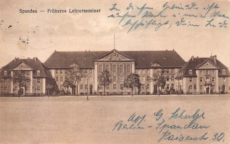 BERLIN SPANDAU GERMANY~FRÜHERES LEHRERSEMINAR~1934 PHOTO POSTCARD