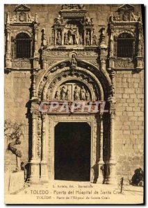 Postcard Old Toledo Puerta Del Hospltal From Santa Cruz