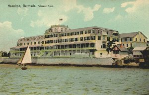 Bermuda Hamilton Princess Hotel Vintage Postcard 03.72