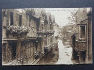 Kent: LL.28 CANTERBURY River Stour c1911 - Old Postcard