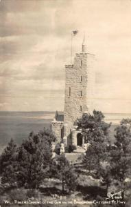 RPPC, CO Colorado WILL ROGERS SHRINE OF THE SUN~Cheyene Mt Hwy  c1940's Postcard