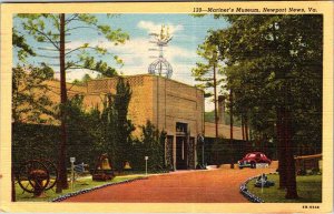 Postcard MUSEUM SCENE Newport News Virginia VA AM6000