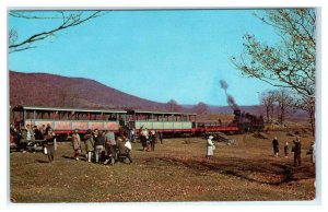 CASS, WV West Virginia ~ Cass Scenic  STEAM RAILROAD c1960s   Postcard