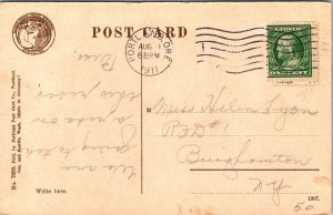 Cape Horn Columbia River North Bank Railway Tunnel Antique Postcard PM Portland 