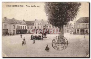 Old Postcard Fere Champenoise walk from Place