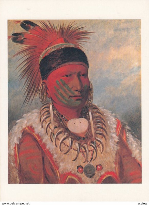 Artist George Catlin; The White Cloud, Head Chief of the Iowas, 1990s
