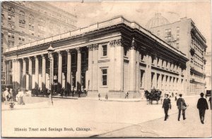 Postcard IL Chicago Illinois Trust and Savings Bank