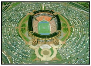 Oahu, HI Hawaii  ALOHA STADIUM Hula Bowl & Pro Bowl Football Games  4X6 Postcard