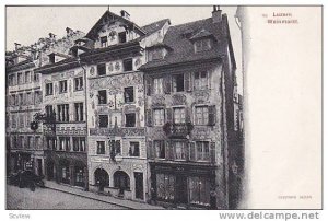 Weinmarkt, Luzern, Switzerland, 1900-1910s