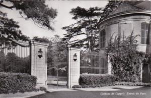 Switzerland Chateau de Coppet Entree du Parc 1956 Photo