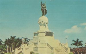 Panama Vasco Nunez de Balboa Monument USA Cunard Lines Postcard