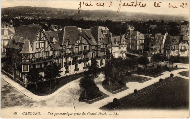 CPA Cabourg Vue panoramique prise du Grand Hotel FRANCE (1286578)