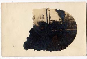 RPPC,  Engine 360. Poor quality card