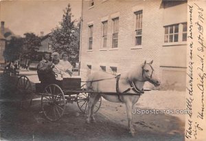 Three Children in Carriage - Union City, Indiana IN  