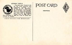 UT - Salt Lake City. Mormon Temple