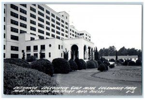 Entrance Edgewater Gulf Hotel Edgewater Park Mississippi MS RPPC Photo Postcard 