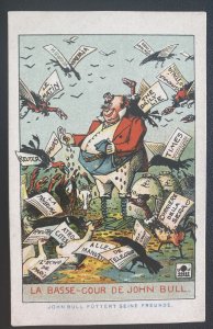 Mint France Picture Postcard WWI John Bull Laws