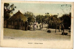 CPA AK Senegal-Dakar-Village Négre (235664)