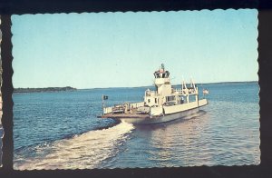 Lincolnville Beach, Maine/ME Postcard, The Gov Muskie On Penobscot Bay, 1971!